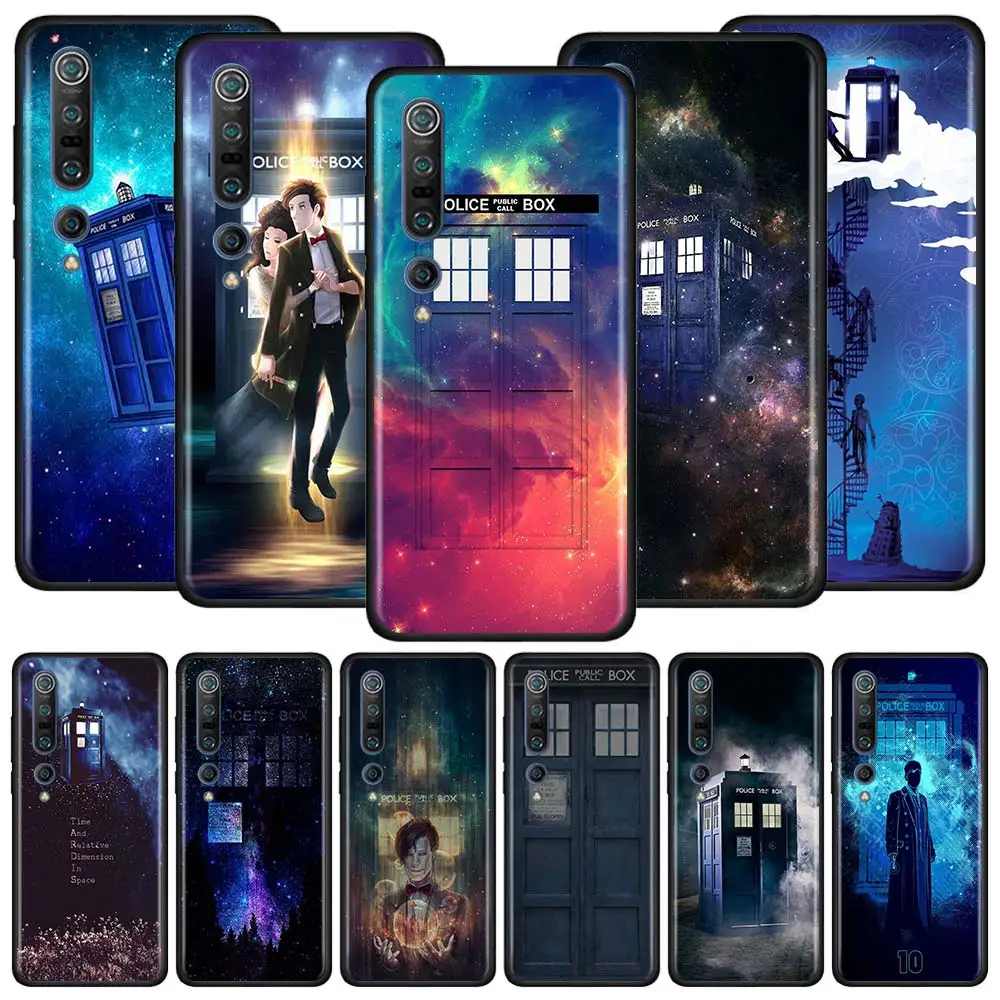 Чехол Doctor Who для Xiaomi Mi Note 10 9 9T Pro 5G CC9 CC9E 8 A3 A2 Lite Poco X2 черный мягкий чехол телефона
