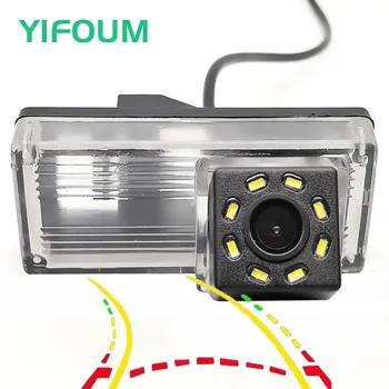 

YIFOUM HD Dynamic Trajectory Tracks 170 Degree Car Rear View Backup Camera For Toyota Reiz Mark X Land Cruiser 100 200 Prado SUV