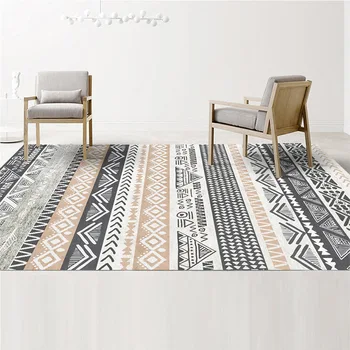 

Large Size Vintage Ethnic Persian Style Rugs Carpet For Living Room Artificial Cashmere Floor Mat Non-slip Pad Home Decor
