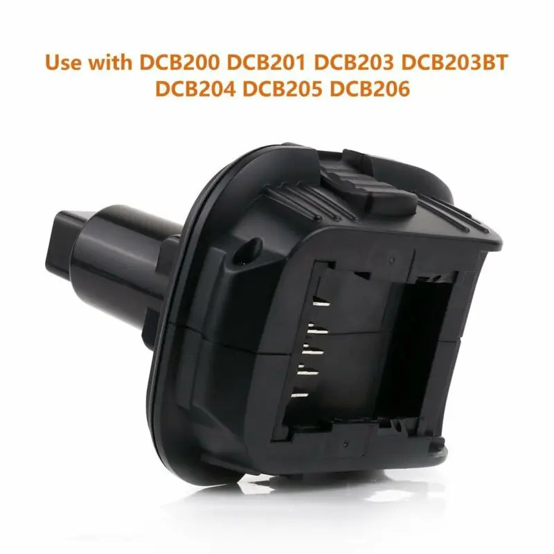 DCA1820 батарея адаптер для Dewalt 18 В до 20 в DCB203BT DCB204 конвертер запчасти