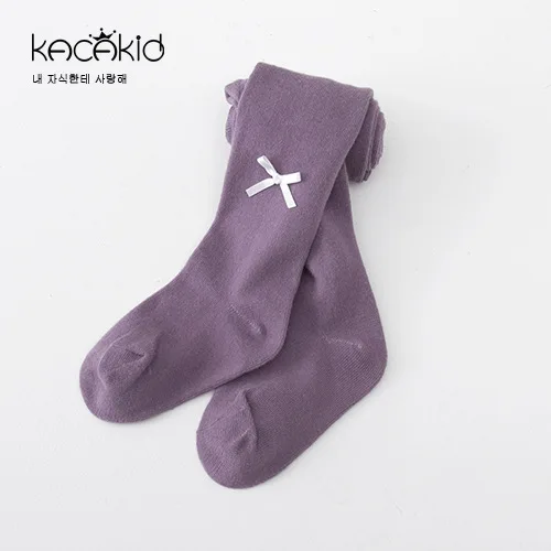 1176 PURPLE Kacakid/Новинка г.; 7 цветов; хлопковые детские колготки для девочек; Балетные колготки; розовые танцевальные колготки - Цвет: 1176 PURPLE