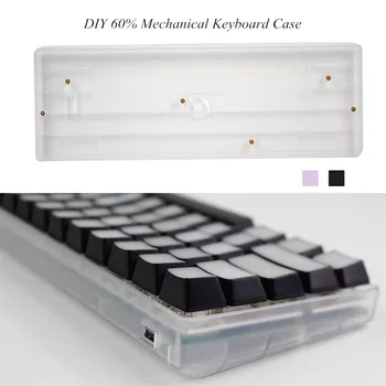 

DIY 60% Mechanical Keyboard Case Universal Plastic Shell Base Gaming Keyboard Plastic Frame Case For GH60 Poker2