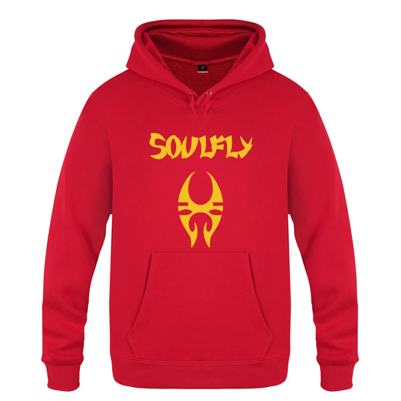 SOULFLY рок группа толстовки мужские мужские с капюшоном флисовый пуловер толстовки