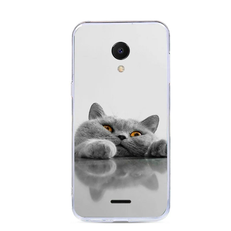 Чехол CALROVTE для Meizu C9 Wolf чехол из силикона и ТПУ для Meizu C9 Кошка Животное оболочка сумка корпус чехол для телефона для Meizu C9 Pro