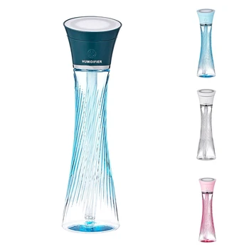 Elooleかわいいペット超音波空気加湿器ミニusbポータブルアロマエッセンシャルオイルディフューザーledライトホーム車オフィス