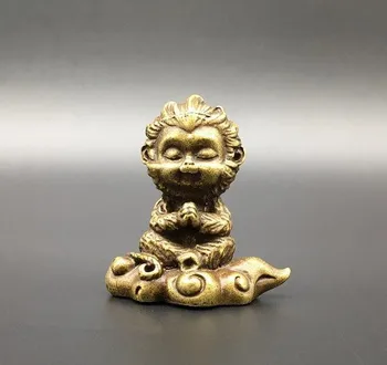 

China's brass Monkey King small statue