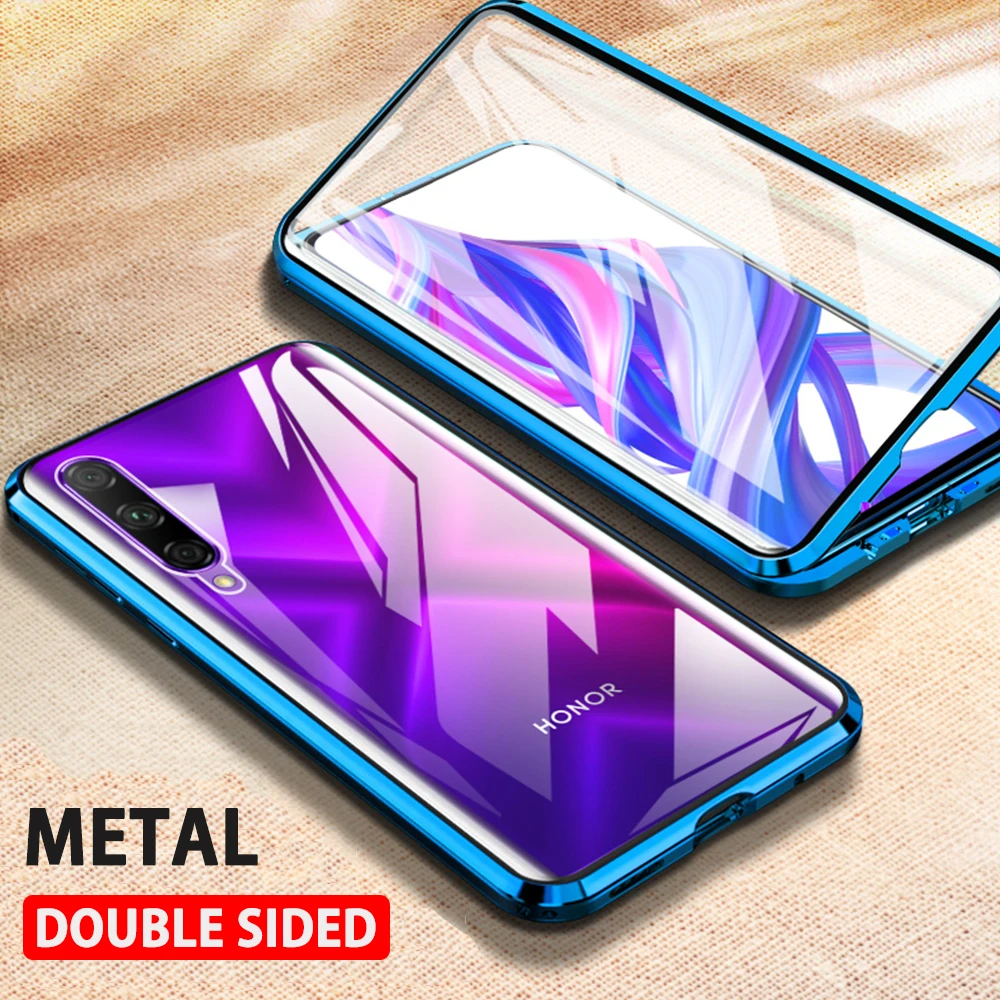 Магнитный двухсторонний стеклянный чехол для телефона Huawei Mate 20 P20 Pro P30 Lite Honor 8X V20