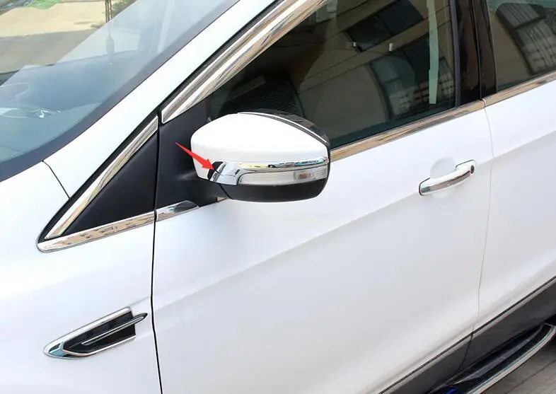 Автомобильный Стайлинг для Ford Kuga ESCAPE 2013- автомобиля зеркала заднего вида украшения ABS хромированной отделкой внешней отделки аксессуары
