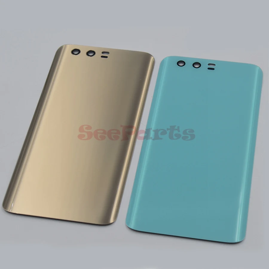 Задняя стеклянная крышка батарейного отсека для Huawei Honor 9 задняя корпуса панель