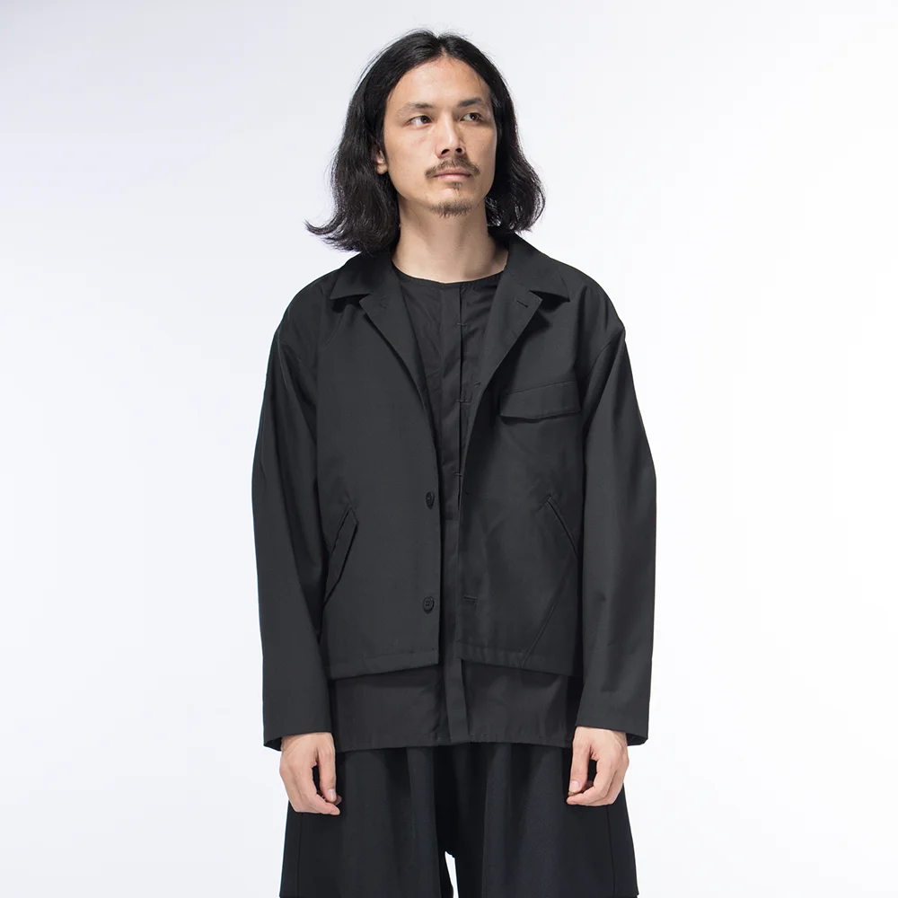 XS-6XL Новинка мужская одежда Большой взрыв GD тонкий дизайн шерсть короткий длинный рукав куртка пальто плюс размер певица костюмы