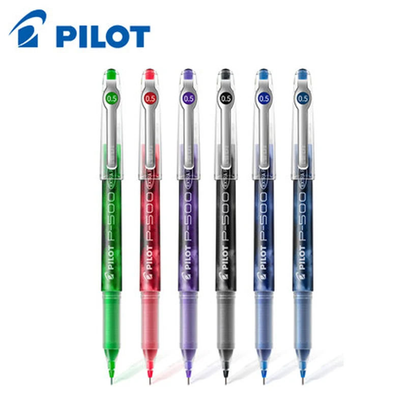 Гелевая ручка для 12 шт./партия, P-500, пилот, BL-P50, Япония, 0,5 мм/P-700, BL-P70, 0,7 мм, Ручка-роллер для офиса и школы, statonery