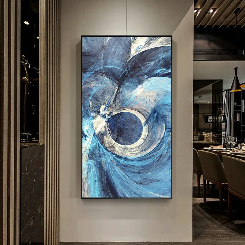 

Modern Minimalist Canvas Abstract Picture Porch Decoration Paintings On The Wall Vertical Version Corridor Aisle Living Room