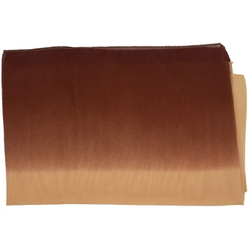 

Gradient Color Wrap Ladies Shawl Silk Chiffon Scarf Scarves (Brown to orange)