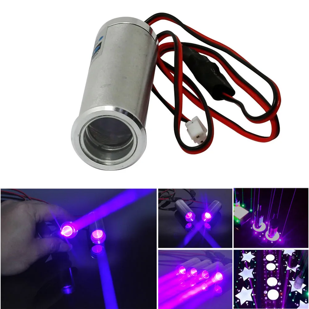 Fat Beam 405nm 250 мВт Фиолетовый/синий лазерный диодный модуль для KTV Bar DJ сценическое