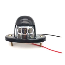 

2pcs LED White License Plate Light 12V 6-SMD for Car Van Trailer Trucks