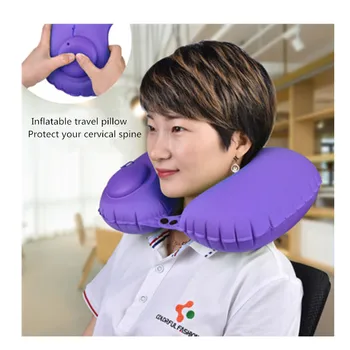 

Protable Soft U-Shape Travel Cushion Pillow for Car Airplane Inflatable Neck Pillow Travel Accessories Protection of the Neck