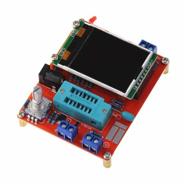 

A6-- 2017 Transistor Tester TFT Diode Triode Capacitance Meter LCR ESR NPN PNP MOSFET m328 transistor tester esr