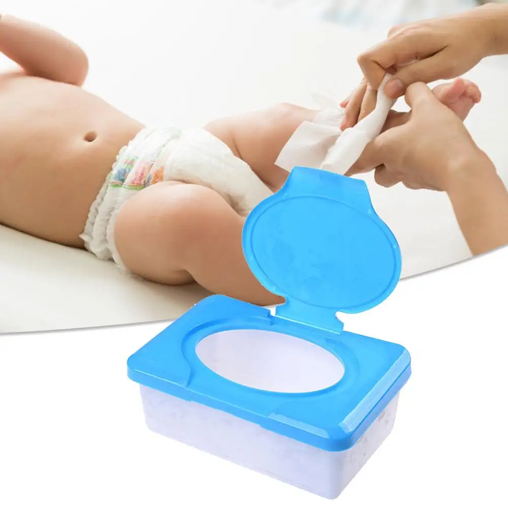 Baby Wipes Dispenser Non-toxic Portable Wipes Moist Keeping Wipes Holder Case Changing Dispenser Storage Holder Tissue Storage 3