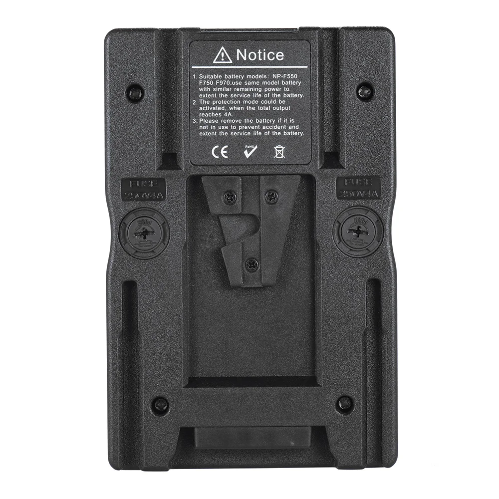F2-BP V Mount Battery Adapter Plate for Sony NP-F970 F750 F550 Battery Converting to V Type Battery for Canon DSLRs Camcorder