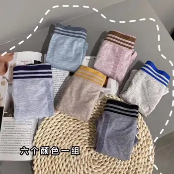 

MEN'S Underwear 6 Packaged in the Shape of Bars Boxers Boxers Breathable and Comfortable No Deformation Men's Colored Cotton Und