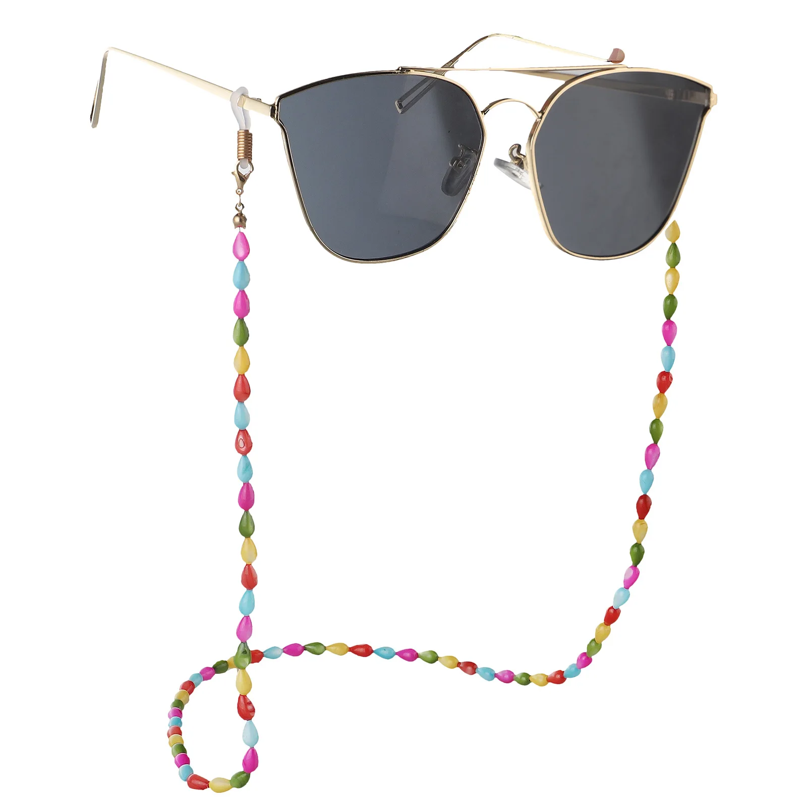 Details about   Chic Colorful Beads Chain Glasses Women Eyewear Chain Lanyard Necklace Reatiner