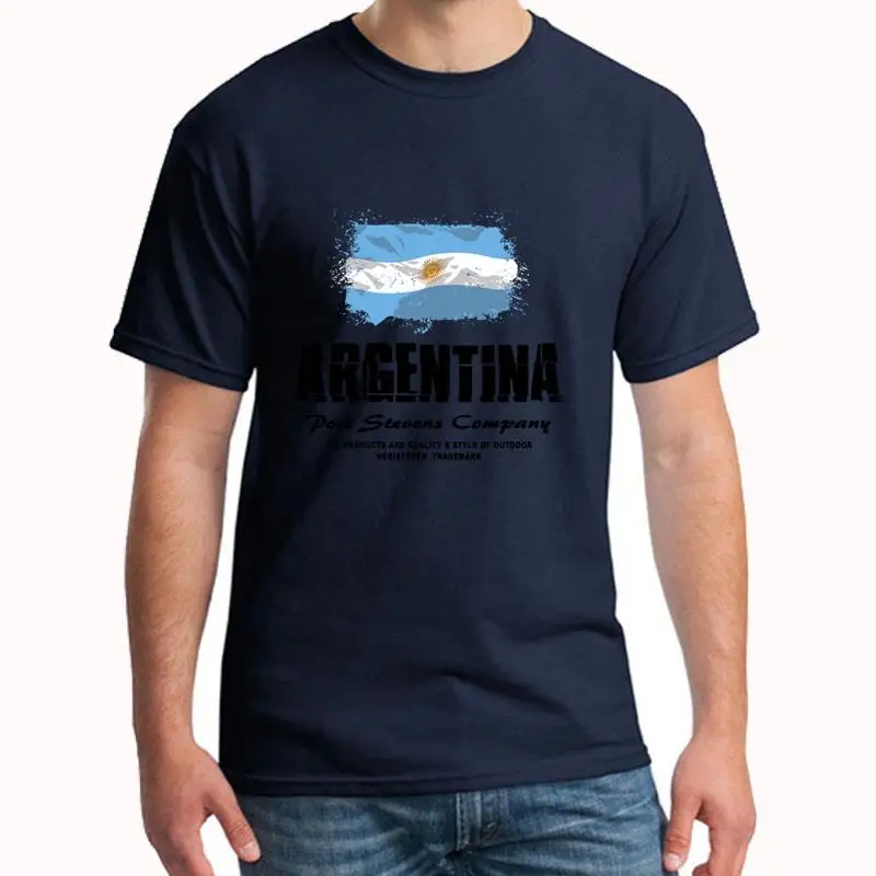 

Print Argentina Flag t-shirt for men and women Short Sleeve Comics streetwear men tshirts Building Tee top