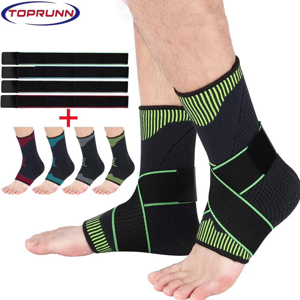 

1 Pcs Sports Ankle Support Brace, Adjustable Compression Ankle Support Injury Recovery, Strong Ankle Brace Sports Protection