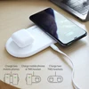 HOCO Fast Dual 2in1 Wireless Charger Pad for Airpods Pro for iPhone X XR XS 11 Pro Max Samsung S10 Xiaomi QI Induction Charging ► Photo 2/6