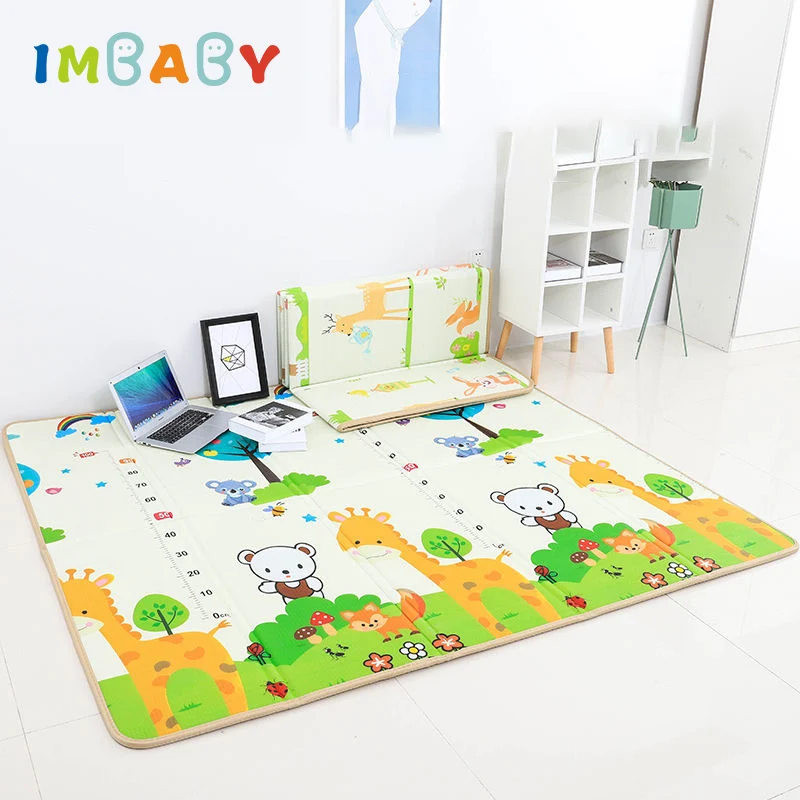 IMBABY Baby Play Mat Double Surface Carpet Infant Newborn Game For Tent Playmat Children Pad | Мать и ребенок