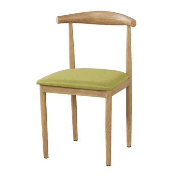 

Dining Chair Household Horn Chair Stool Back Table and Chair Modern Simple Restaurant Net Red Back Chair Nordic Imitation Solid