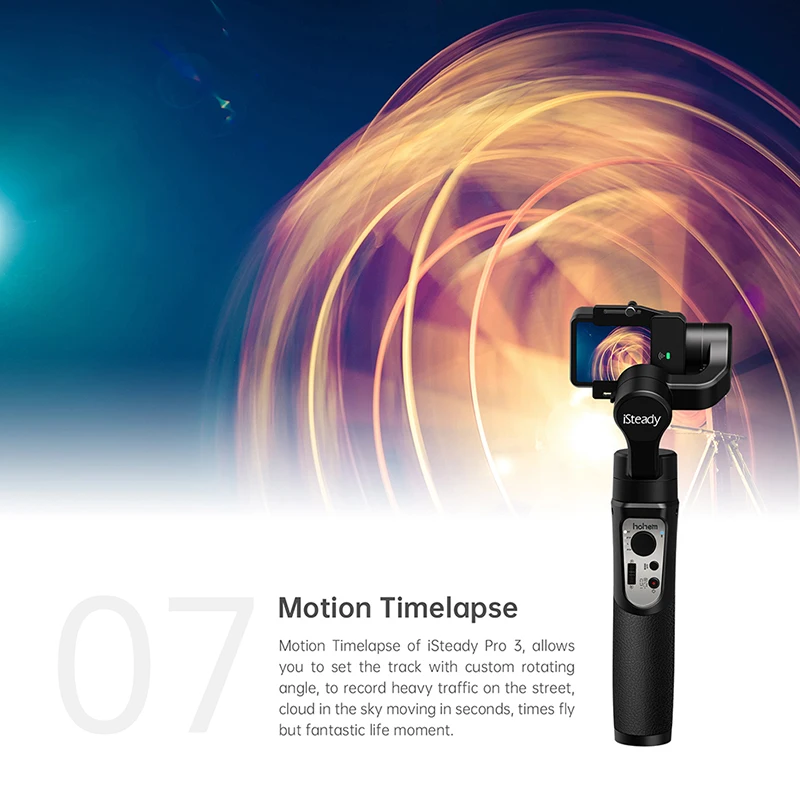 Hohem iSteady Pro 3 осевой ручной брызгозащищенный карданный стабилизатор для DJI Osmo Action