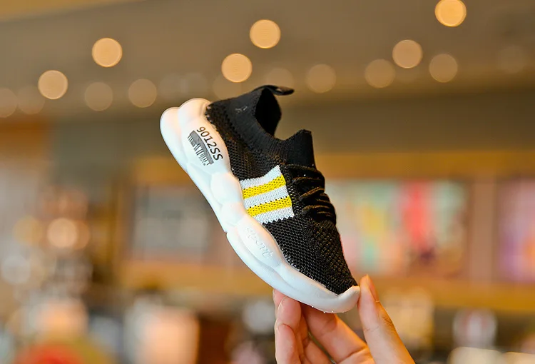 autumn new fashionable net leisure sports fashion Korean solid color breathable one pedal sports shoes Children Casual Shoes