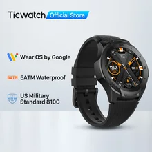 TicWatch S2 (Renoviert) tragen OS durch Google Smartwatch Bluetooth GPS Sport Uhr für Männer 5ATM Wasserdicht für IOS & Android