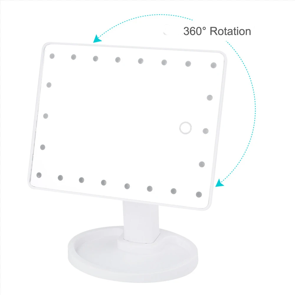  Professional 22 LED Makeup Mirror Light Portable Rotation Vanity Lights Lamp Touch Bright Adjustabl - 4000248998067