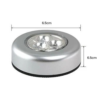 

Motion Sensor 6 LED Under Cabinet Light Kitchen Bedroom Wireless Magnetic Closet Light Sensor Stair Light Night Lamp