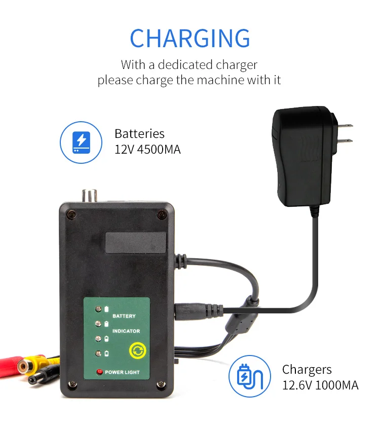 Двойная камера объектив эксклюзивный дизайн! SYANSPAN 4500mAh HD 1000TVL инфракрасное подледное рыболовное Подводное рыбопоисковое устройство видеокамера
