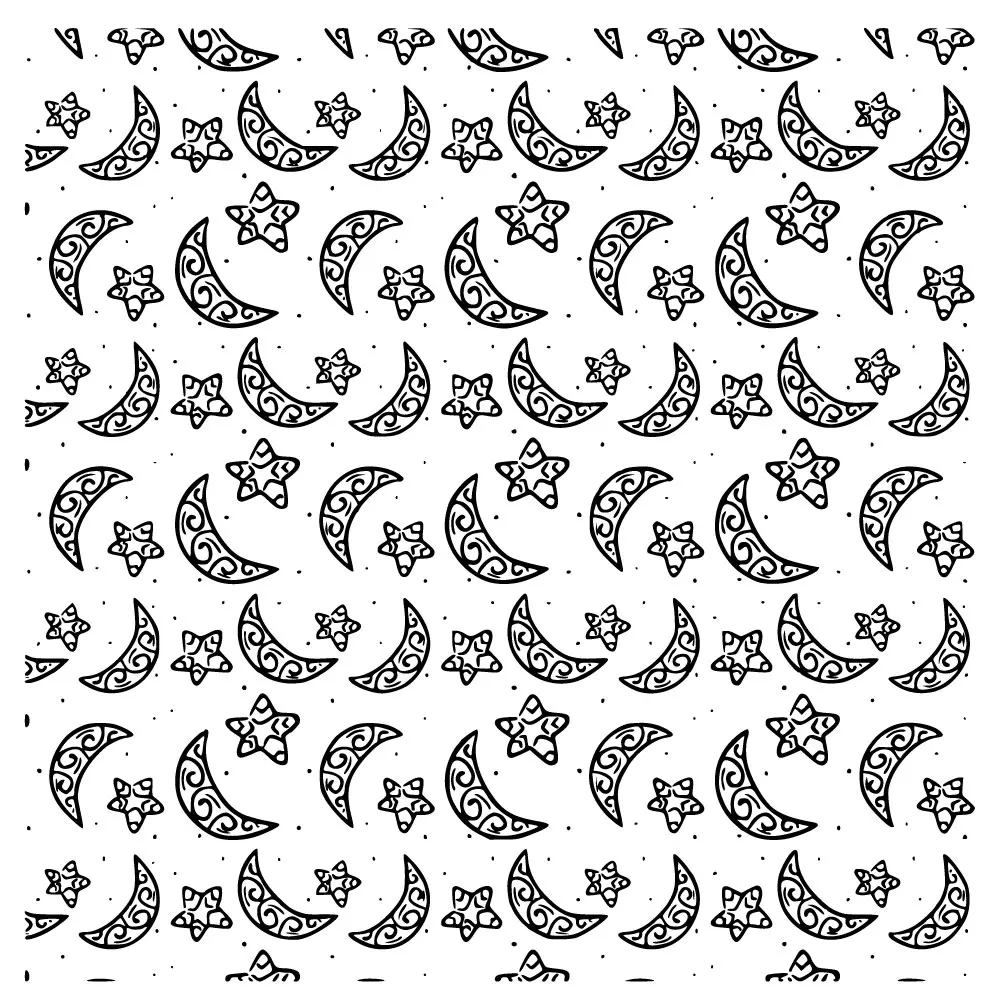 

AZSG Neat Moon Star Background Clear Stamps For DIY Scrapbooking/Card Making/Album Decorative Silicone Stamp Crafts