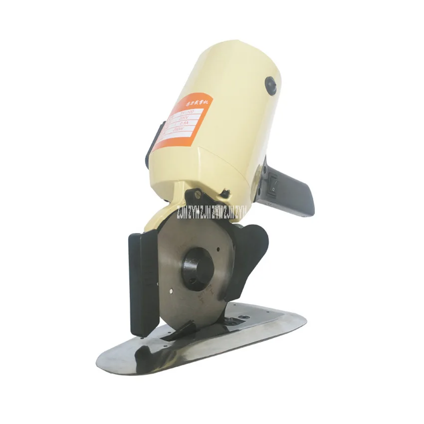 Details about   Electric Cloth Cutter Fabric Leather Cutting Machine Round Scissors Blade  US 