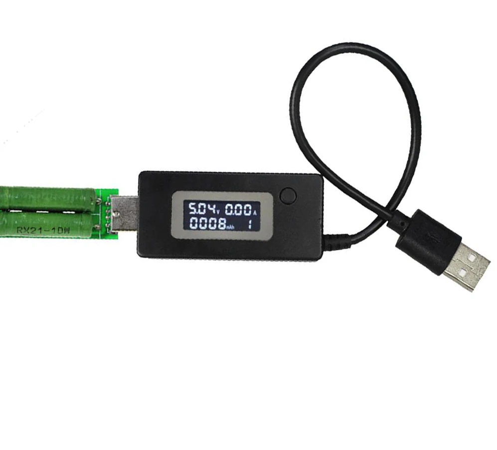 ЖК-экран мини телефон USB тестер доктор Напряжение Ток Тестер ESR мобильный Банк питания зарядное устройство Анализатор 0-1999 мАч 50 мА~ 3500ма
