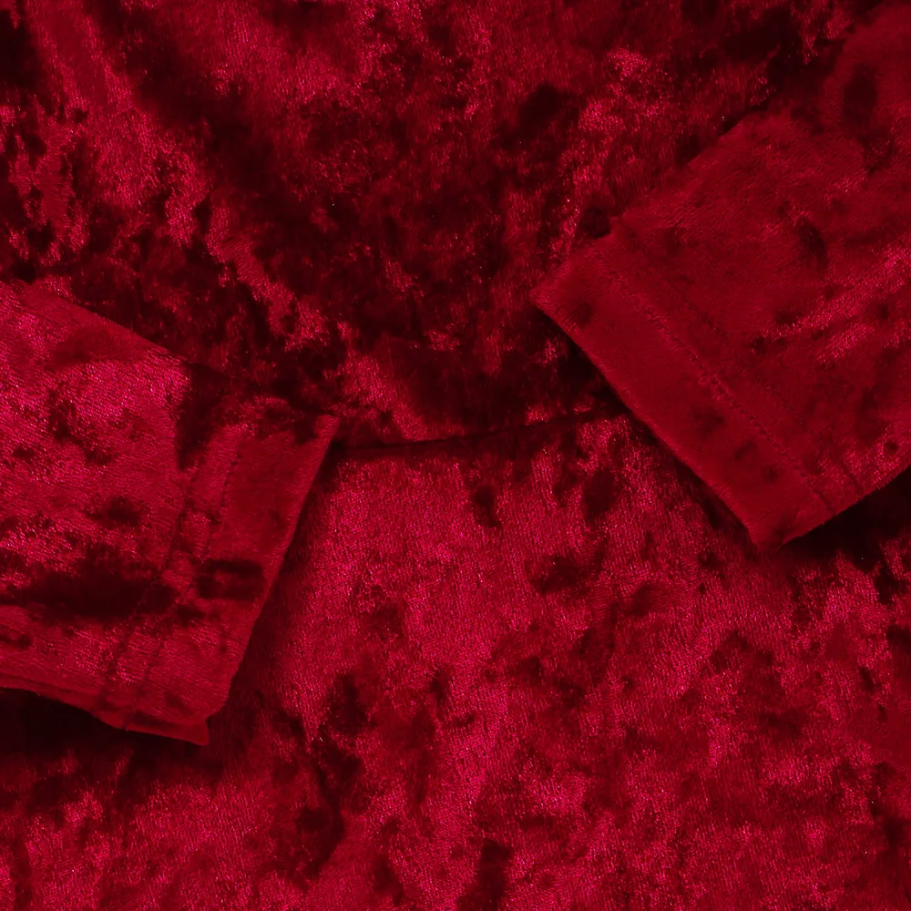 Skup 2020 wino czerwone dziewczyny welurowe sukienki koronkowe zimowe sukienki dla dzieci dla dziewczynek sukienka świąteczna Vestidos 2 4 lat modne D30