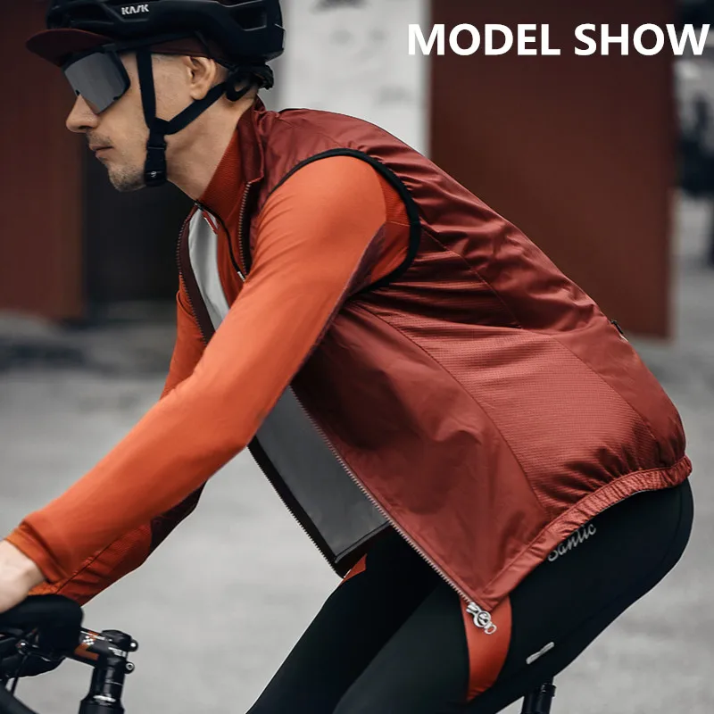 Santic Ultralight Gilet Da Ciclista Uomini Traspirante Antivento  Riflettente Anti Rughe Anti Shrink BikeRoad Della Bicicletta Molle  Antipioggia Maglia|Cycling Vest| - AliExpress