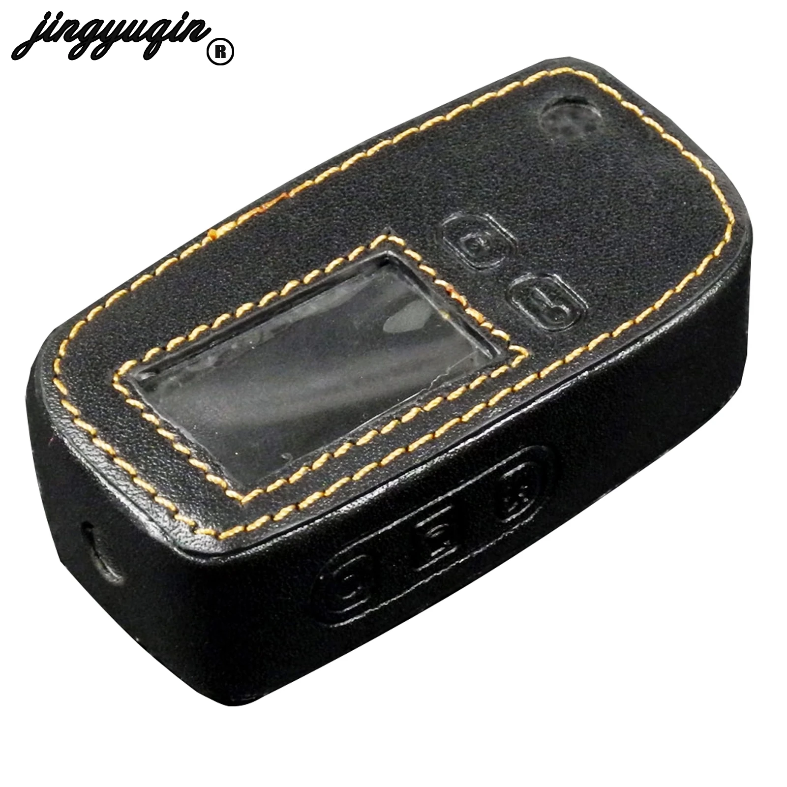 jingyuqin Leather Fob Cover For Tomahawk TW9010 TW9020 TW9030 Two Way Alarm System Remote Folding Flip 5 Buttons Keychain | Автомобили и