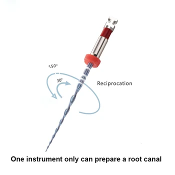 

6pcs Dental Reciprocal Blue Files R25 25mm Reciprocation NITI Files Dental Only One Files R40 Endodontic Dental Endo Instruments