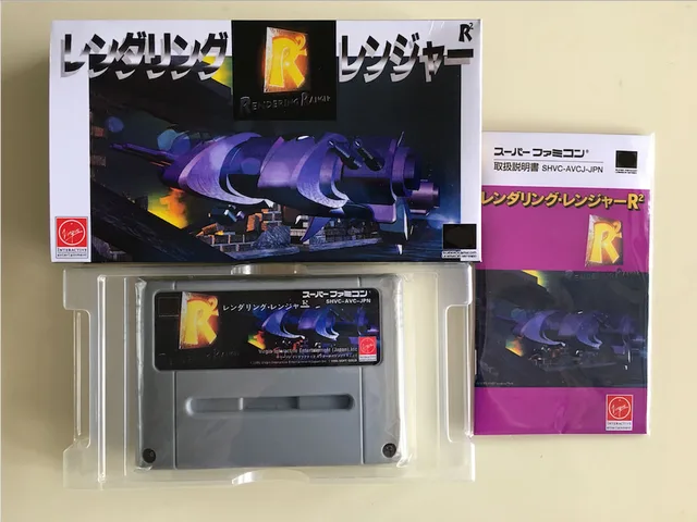 Gry 16-bitowe ** Rendering Ranger R2 (wersja Japan NTSC-J!! Box + Manual + Cartridge!!) 1