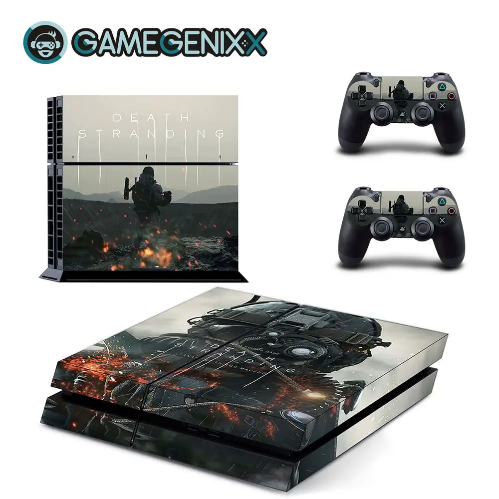 GAMEGENIXX Кожа Наклейка Защитная Наклейка Обложка полный набор для PS4 консоли и 2 контроллеров-Death Stranding
