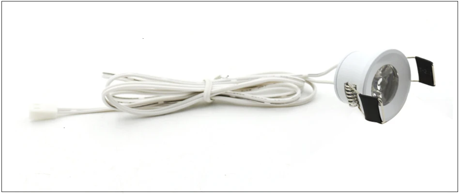 LEDIARY LED Mini Cabinet Downlights 12V Silvery White Black 1.5W 27mm Cut Hole Recessed Mounted Ceiling Spot Lamp For Study Room