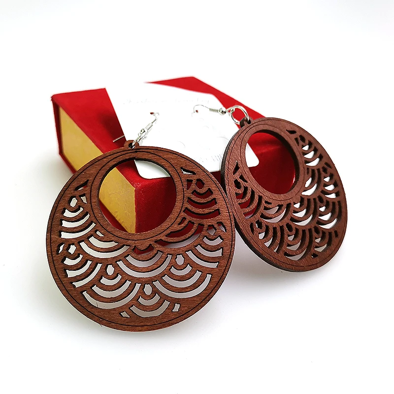 

YD&YDBZ Classic Wooden Earrings Women Drop Earrings Fashion Geometric Wood Jewelry Wholesale Eardrop Party Accessory Gifts Girl