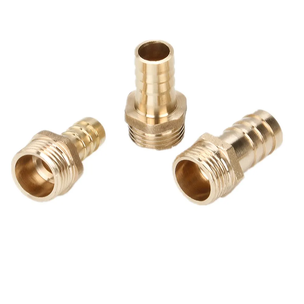 

Brass Pipe Fitting 4mm 6mm 8mm 10mm 12mm 19mm Hose Barb Tail 1/8" 1/4" 1/2" 3/8" BSP Male Connector Joint Copper Coupler Adapter