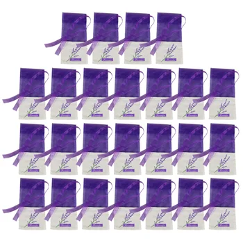 

25pcs Floral Empty Lavender Bags Printing Fragrance Pouch Sachets Bag Home Fragrance Sachets Lavender Sachet Bag For Home