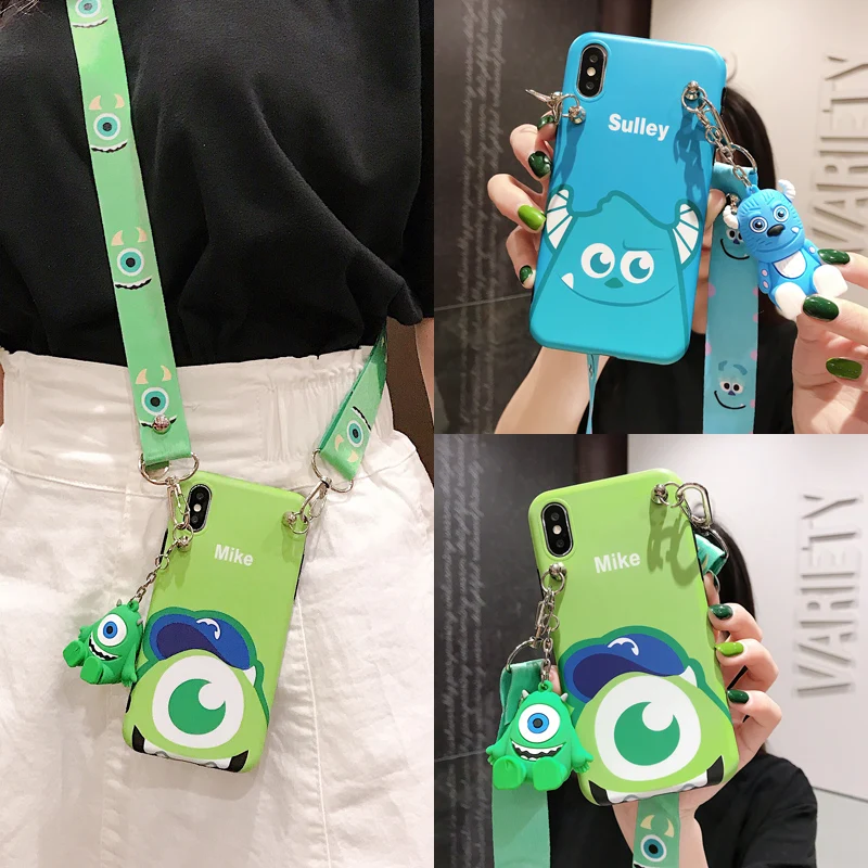 Матовый чехол для iphone XS max XR X Monsters милый с изображением Салливана майка 8plus 8 6s 6sp 7 7P